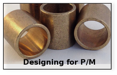 designing for powdered metallurgy