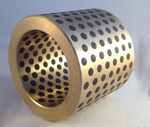 graphite plugged bronze bearing
