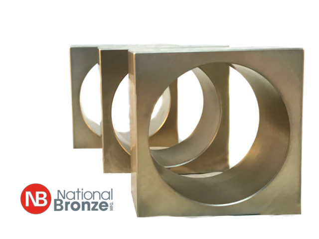 Square bronze bushing