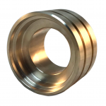 grooved guide bushing
