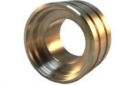 grooved guide bushing
