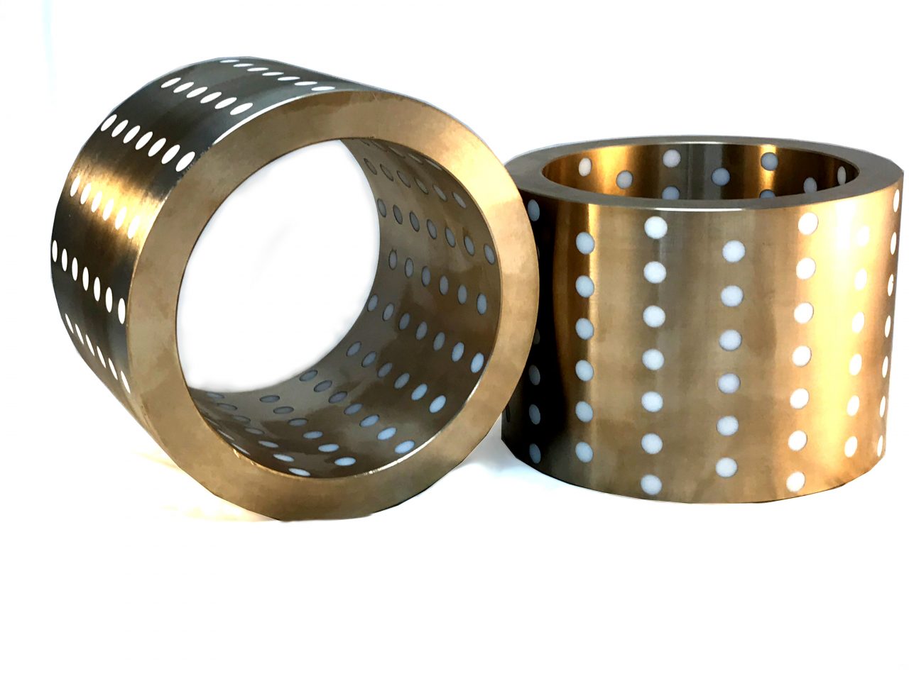 PTFE Plugged Bronze Bushings National Bronze Manufacturing