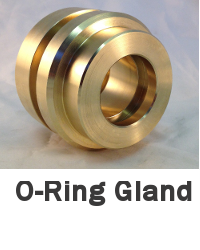 aluminum bronze o-ring gland