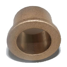 Oil impregnated bronze flanged bearing
